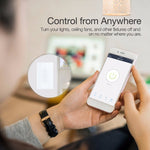 TC120 Wifi智能燈光開關玻璃觸控面板語音控制無線牆壁開關，兼容Alexa Echo / Google Home