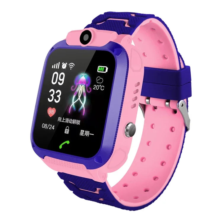 Q120 1.44 吋彩色螢幕兒童智慧手錶 IP67 防水，支援 LBS 定位／雙向通話／一鍵急救／語音監聽／Setracker APP