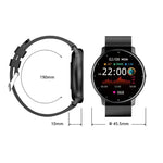 ZL02D 1.28 inch IP67 Waterproof Steel Band Smart Watch Support Heart Rate Monitoring, Steel Band (Blue), Steel Band (Black), Steel Band (Pink), Steel Band (Gold)