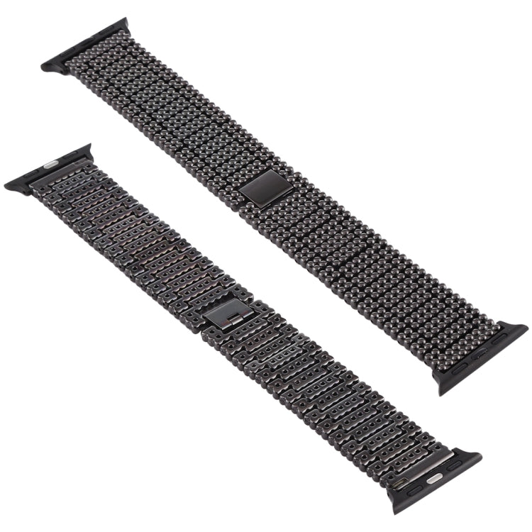 九珠不鏽鋼手腕錶帶，適用於 Apple Watch Series 7 41mm / 6 & SE & 5 & 4 40mm / 3 & 2 & 1 38mm