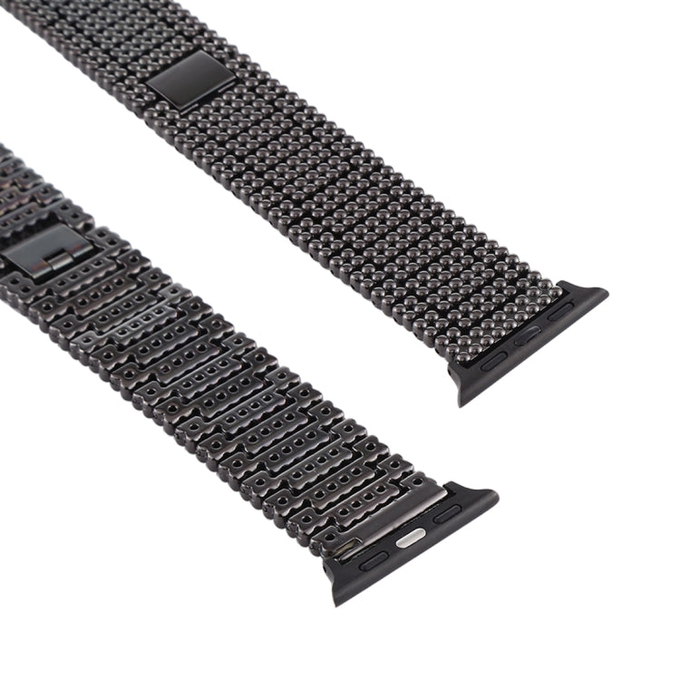 九珠不鏽鋼手腕錶帶，適用於 Apple Watch Series 7 41mm / 6 & SE & 5 & 4 40mm / 3 & 2 & 1 38mm