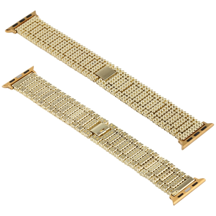 九珠不鏽鋼手腕錶帶，適用於 Apple Watch Series 7 41mm / 6 & SE & 5 & 4 40mm / 3 & 2 & 1 38mm