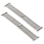 九珠不鏽鋼手腕錶帶，適用於 Apple Watch Series 7 41mm / 6 & SE & 5 & 4 40mm / 3 & 2 & 1 38mm