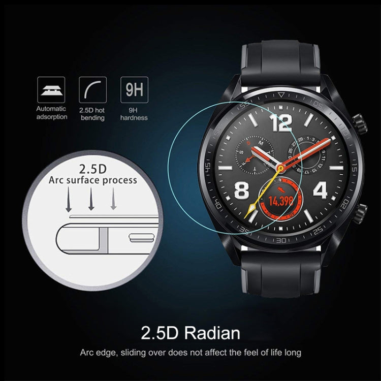 46mm Diametral Universal Tempered Glass Film for Galaxy, LG, Sony, Huawei, Garmin, 46mm