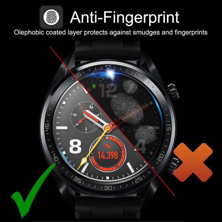 46mm Diametral Universal Tempered Glass Film for Galaxy, LG, Sony, Huawei, Garmin, 46mm