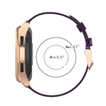 20mm 條紋編織尼龍手腕帶，適用於 Galaxy Watch 42mm、Galaxy Active / Active 2、Gear Sport、S2 Classic