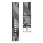 22mm 條紋編織尼龍手腕帶錶帶，適用於 Huawei GT / GT2 46mm，Honor Magic Watch 2 46mm / Magic