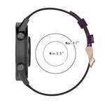 22mm 條紋編織尼龍手腕帶錶帶，適用於 Huawei GT / GT2 46mm，Honor Magic Watch 2 46mm / Magic