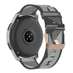 22mm Stripe Weave Nylon Wrist Strap Watch Band for Galaxy Watch 46mm / Gear S3