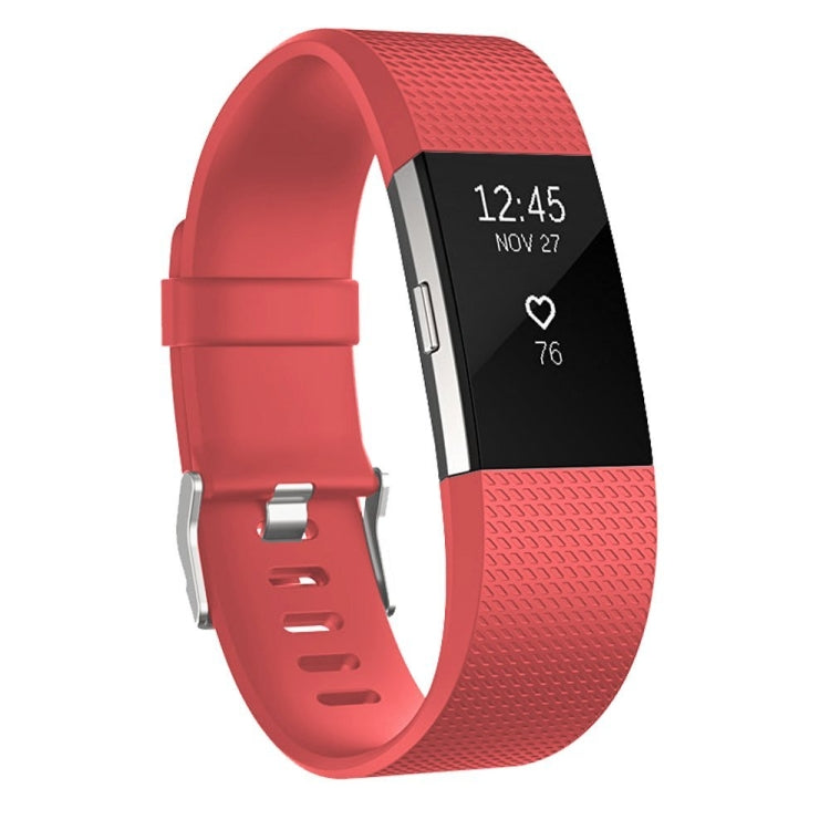 Square Pattern Adjustable Sport Watch Band for FITBIT Charge 2, Size: S, 10.5x8.5cm, S, Cyan, S, Pink, S, Red, S, Green, S, Grey, S, Blue, S, White, S, Aurora Blue, S, Black, S, Light Pink, S, Mint Green, Coral Red, S, Navy Blue, S, Dark Purple, S, Purple