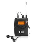 XTUGA IEM1200 無線接收器腰包舞台歌手耳機監聽系統，接收器腰包