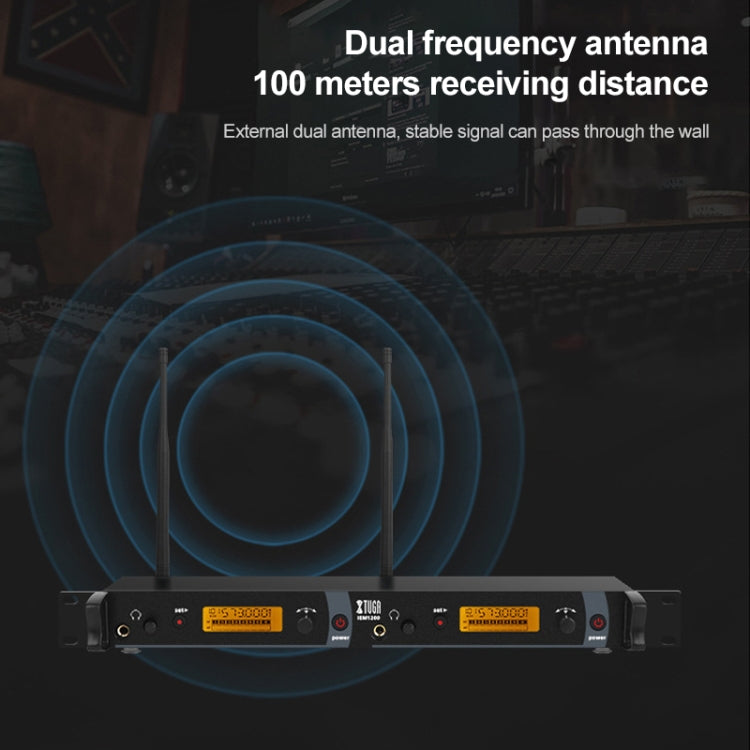 XTUGA IEM1200 無線接收器腰包舞台歌手耳機監聽系統，接收器腰包