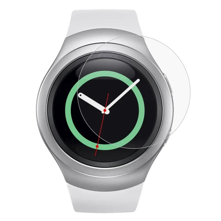 2片裝 ENKAY Hat-Prince 適用於 Samsung Gear S2 智慧手錶 0.2毫米 9H 表面硬度 2.15D 防爆鋼化玻璃保護膜