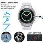 2片裝 ENKAY Hat-Prince 適用於 Samsung Gear S2 智慧手錶 0.2毫米 9H 表面硬度 2.15D 防爆鋼化玻璃保護膜