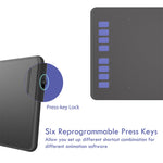 HUION Inspiroy 系列 H950P 5080LPI 專業藝術 USB 繪圖板，適用 Windows / Mac OS，附無電池筆