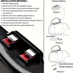 3R-091 Car Blind Spot Left Rear View Wide Angle Adjustable Mirror, 3R-091 (Black), 3R-091