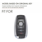 For Lincoln Hallmo Car Cowhide Leather Key Protective Cover Key Case, C224