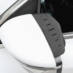 Car Rear View Mirror Rain Eyebrow Cover Catering Mirror PVC Carbon Fiber Pattern Rain Shield, DM-119