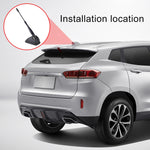 YQ-615A 15.5x1.3cm Car Radio Roof Enhanced Signal Antenna Mast, YQ-615A