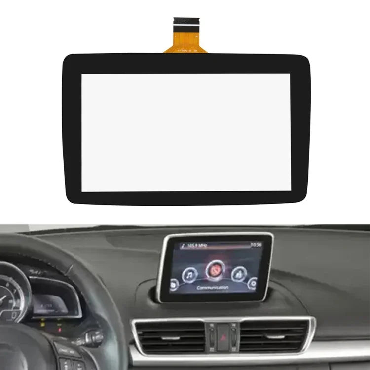 適用於 Mazda Axela 2014-2016 7 吋車用電容式觸控螢幕 BHP1611J0D，適用於 Mazda Axela 2014-2016