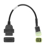 For Kawasaki 6 Pin to OBDII Female Motorcycle Connector Cable, For Kawasaki