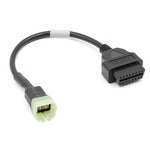 For Kawasaki 6 Pin to OBDII Female Motorcycle Connector Cable, For Kawasaki