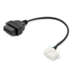 For Tesla Model X / S 2012-2015 OBDII to 12 Pin OBD Adapter Cable, OBDII to 12 Pin