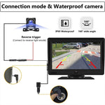 P702D 7 inch Portable Touch Display Wireless Car Navigator Dual-lens Smart Driving Recorder, P702D