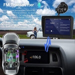 P702D 7 inch Portable Touch Display Wireless Car Navigator Dual-lens Smart Driving Recorder, P702D