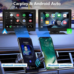 P702D 7 inch Portable Touch Display Wireless Car Navigator Dual-lens Smart Driving Recorder, P702D