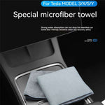 For Tesla General Car Microfiber Towel Cleaning Rag, Style: No LOGO, Size: 30 x 30cm, No LOGO