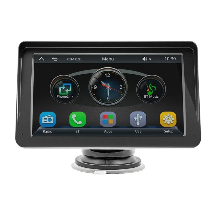 B5300 7 吋無線 CarPlay 車用藍牙 MP5 播放器，支援手機互聯並附遙控器，B5300 含遙控器
