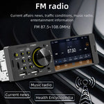 4 吋 800x480P 汽車收音機 MP5 播放器，支援 FM、藍牙及 SD 卡，附遙控器，F7805C