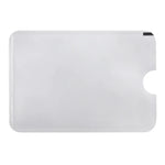 100 個鋁箔防盜 RFID 阻隔護套卡片保護套，尺寸：9.1*6.3cm，RFID 阻隔護套 100 個