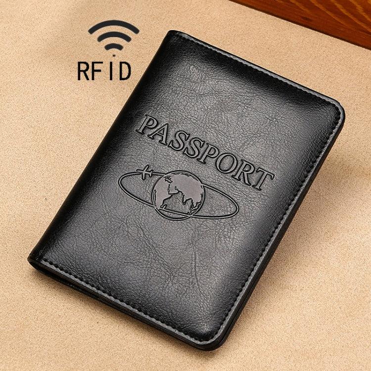 TP-8296 多功能 RFID 皮革旅行護照夾