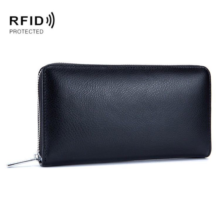 雙層牛皮皮革器官卡包多卡 RFID 防盜錢包包