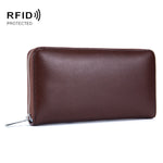 雙層牛皮皮革器官卡包多卡 RFID 防盜錢包包