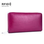 雙層牛皮皮革器官卡包多卡 RFID 防盜錢包包