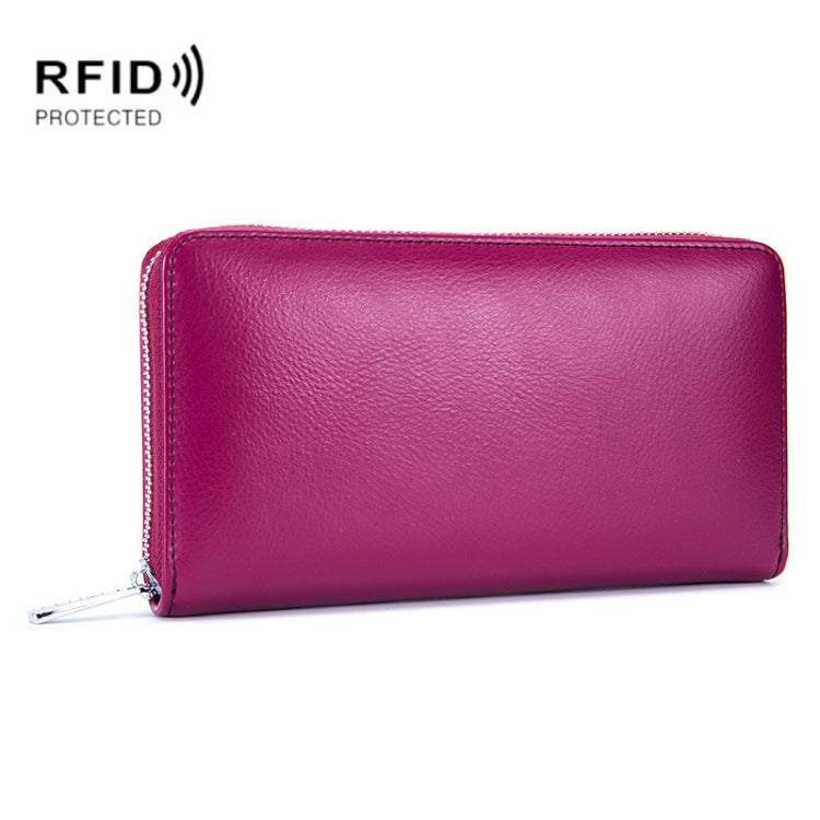 雙層牛皮皮革器官卡包多卡 RFID 防盜錢包包