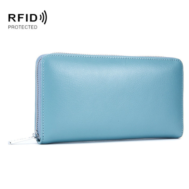 雙層牛皮皮革器官卡包多卡 RFID 防盜錢包包