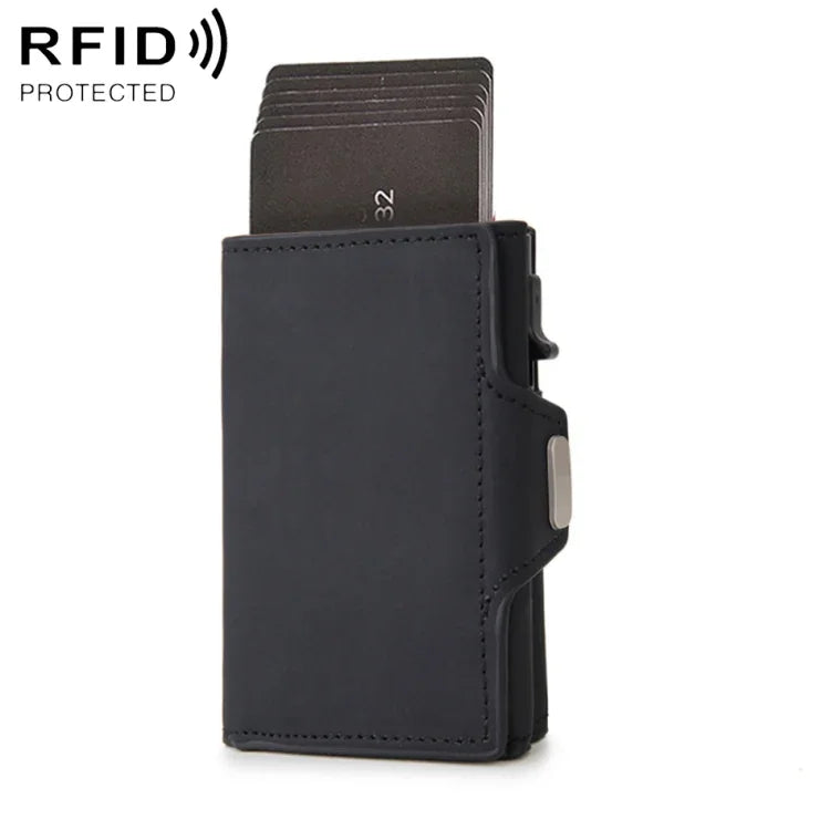 CH0727-1 RFID碳纖維拉鍊多功能卡包