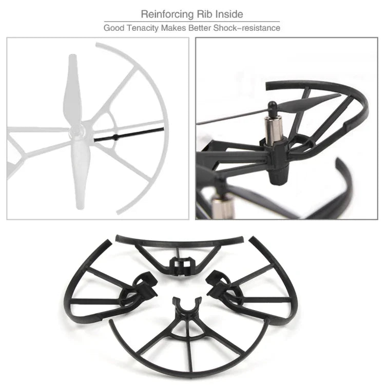 4個DJI TELLO無人機螺旋槳保護罩，適用於DJI TELLO螺旋槳保護罩