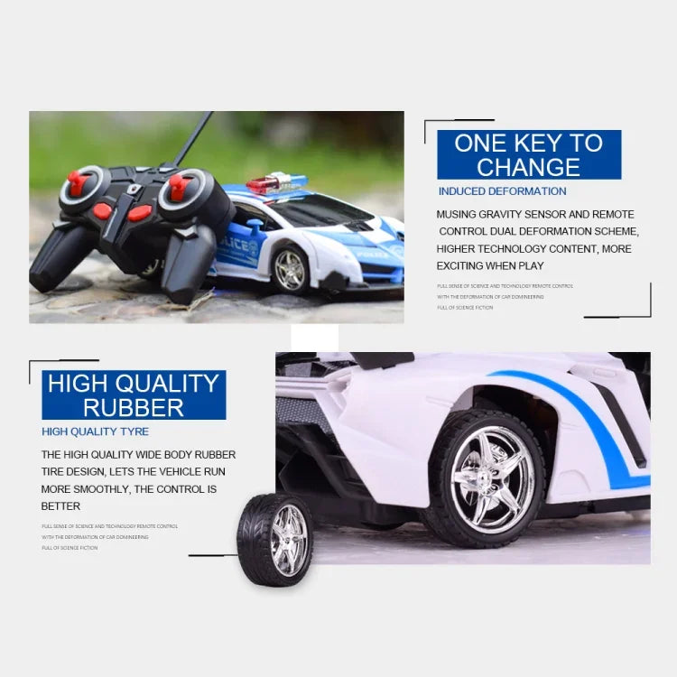 1023 四通道遙控變形車玩具車