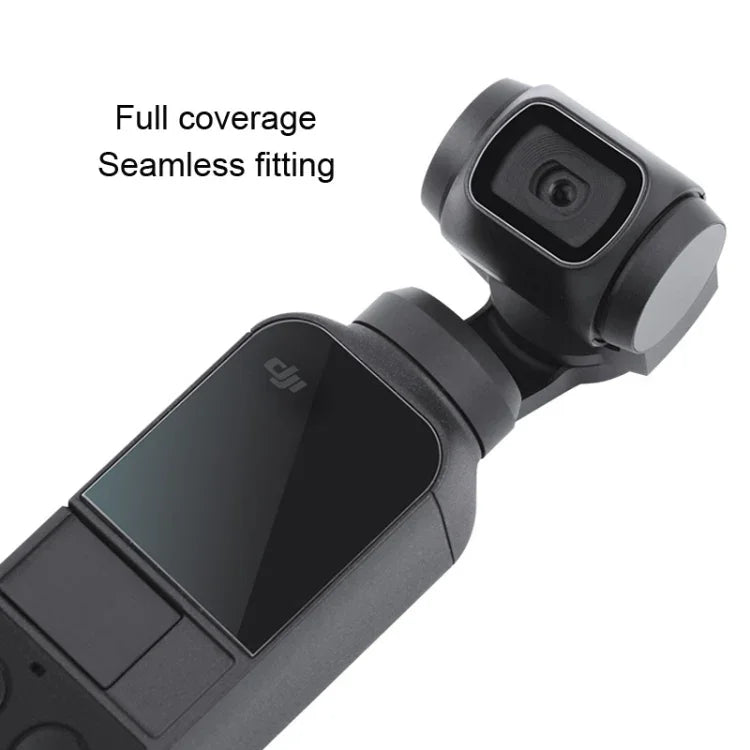 6 件組鏡頭保護貼 + DJI OSMO Pocket 穩定器螢幕鋼化玻璃膜，6 件鏡頭保護貼