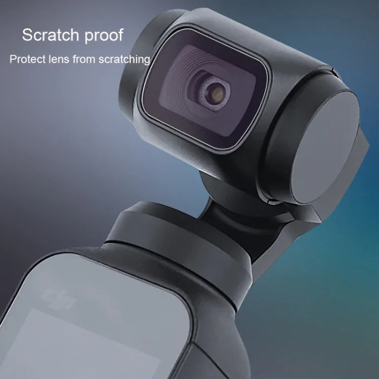 6 件組鏡頭保護貼 + DJI OSMO Pocket 穩定器螢幕鋼化玻璃膜，6 件鏡頭保護貼