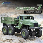 JJR/C 1:18 2.4Ghz 四通道遙控東風7六輪裝甲卡車玩具，東風7（綠色）、東風7（黃色）