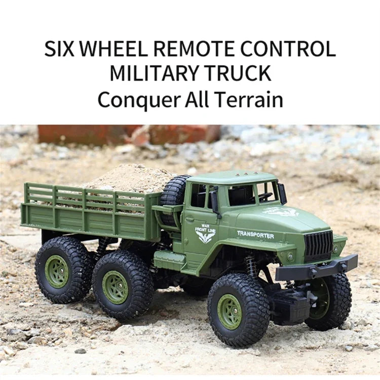 JJR/C 1:18 2.4Ghz 四通道遙控東風7六輪裝甲卡車玩具，東風7（綠色）、東風7（黃色）