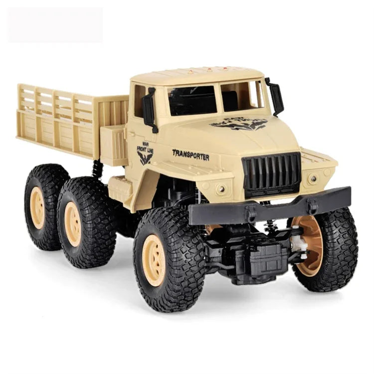 JJR/C 1:18 2.4Ghz 四通道遙控東風7六輪裝甲卡車玩具，東風7（綠色）、東風7（黃色）