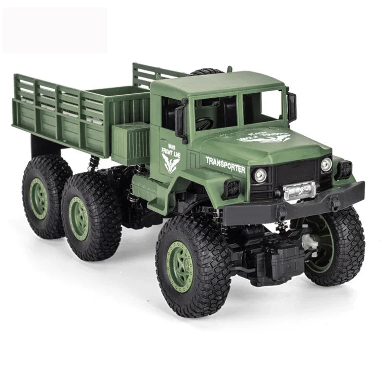 JJR/C 1:18 2.4GHz 四通道遙控東風8六輪裝甲卡車玩具，東風8（綠色）、東風8（黃色）