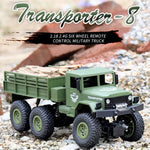 JJR/C 1:18 2.4GHz 四通道遙控東風8六輪裝甲卡車玩具，東風8（綠色）、東風8（黃色）